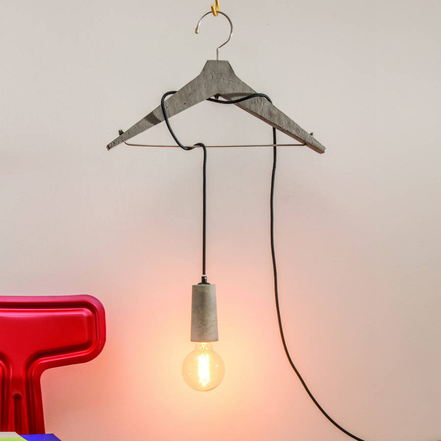 Clothes Hanger Lamp by Droog Design Lamps